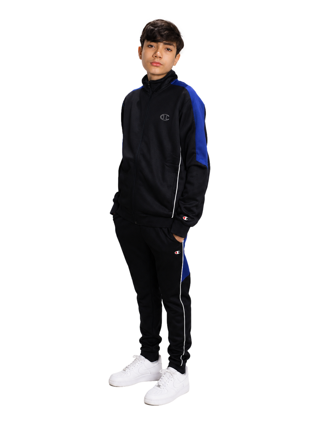 Agasalho Conjunto Masculino Tracksuit Champion Active Two Tone - Preto LTK001B