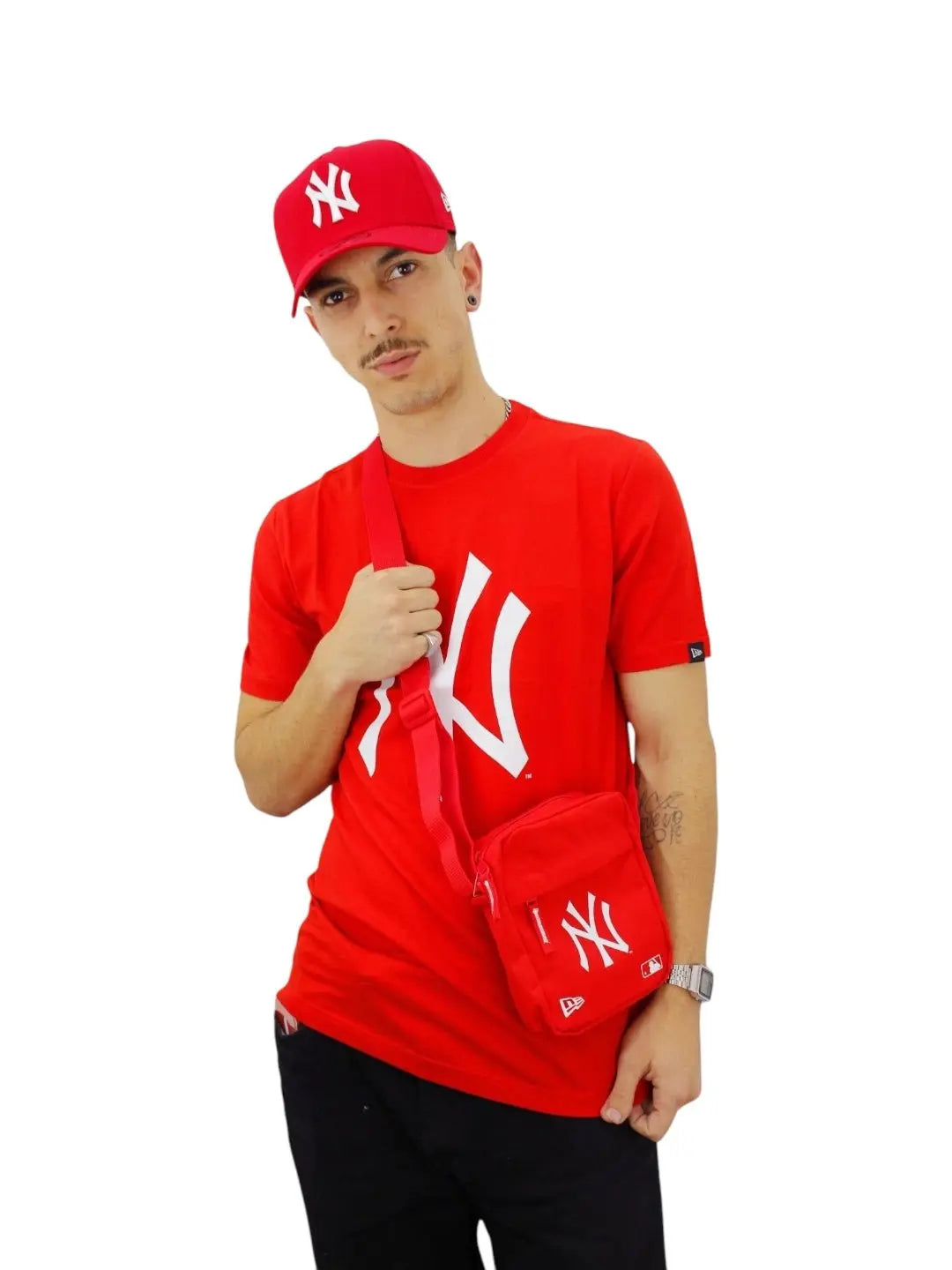 Camiseta New era, Masculina MLB New York Yankees - Vermelha - Ale Imports