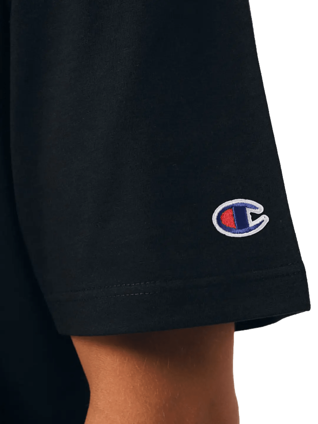 Camiseta Champion Athletic Logo C Bordado Masculina - Preta - Ale Imports
