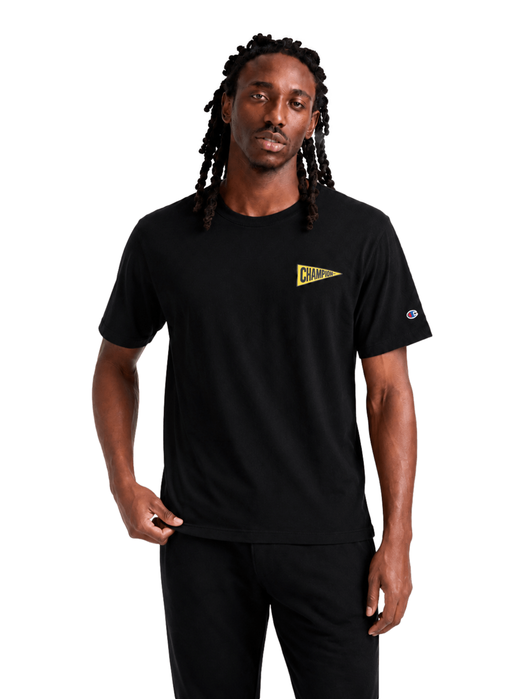 Camiseta Champion Athletic Mc Retro Flg - Preto - Ale Imports