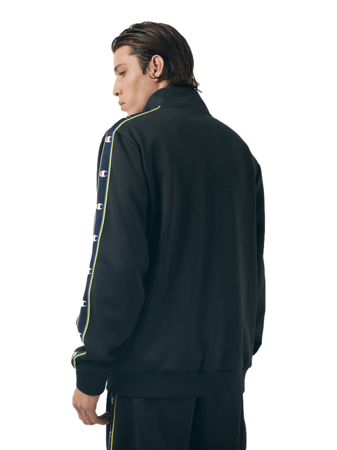 Conjunto Agasalho Champion Active Tracksuit C Tape — Preto - Ale Imports