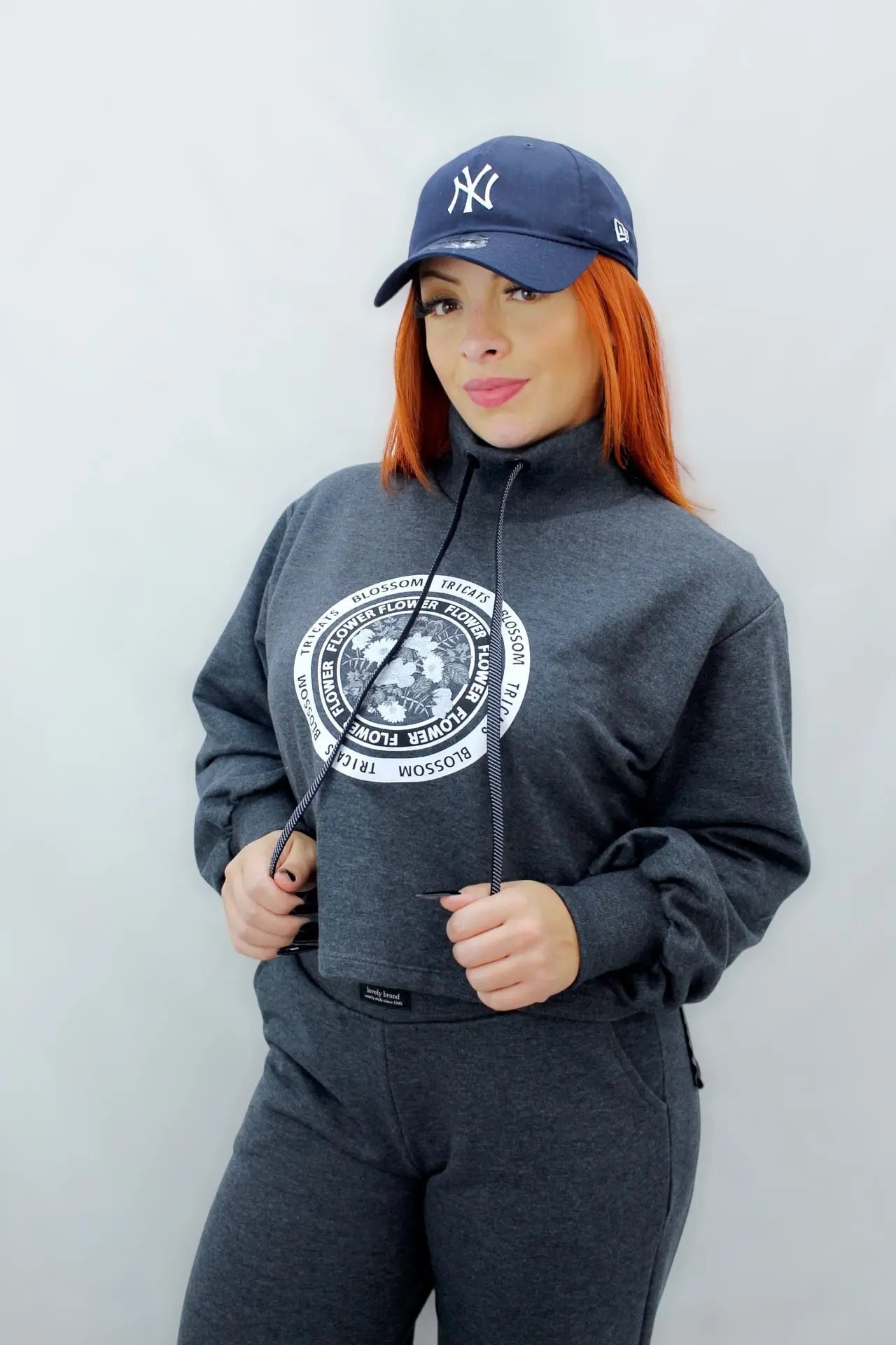 Conjunto Moletom Tricats feminino - Ale Imports