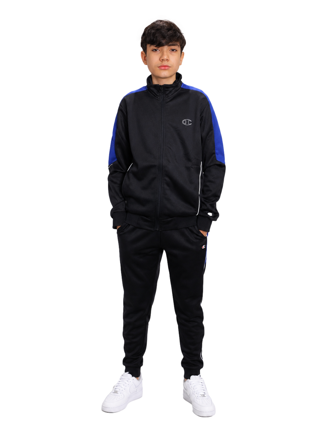 Agasalho Conjunto Masculino Tracksuit Champion Active Two Tone - Preto LTK001B