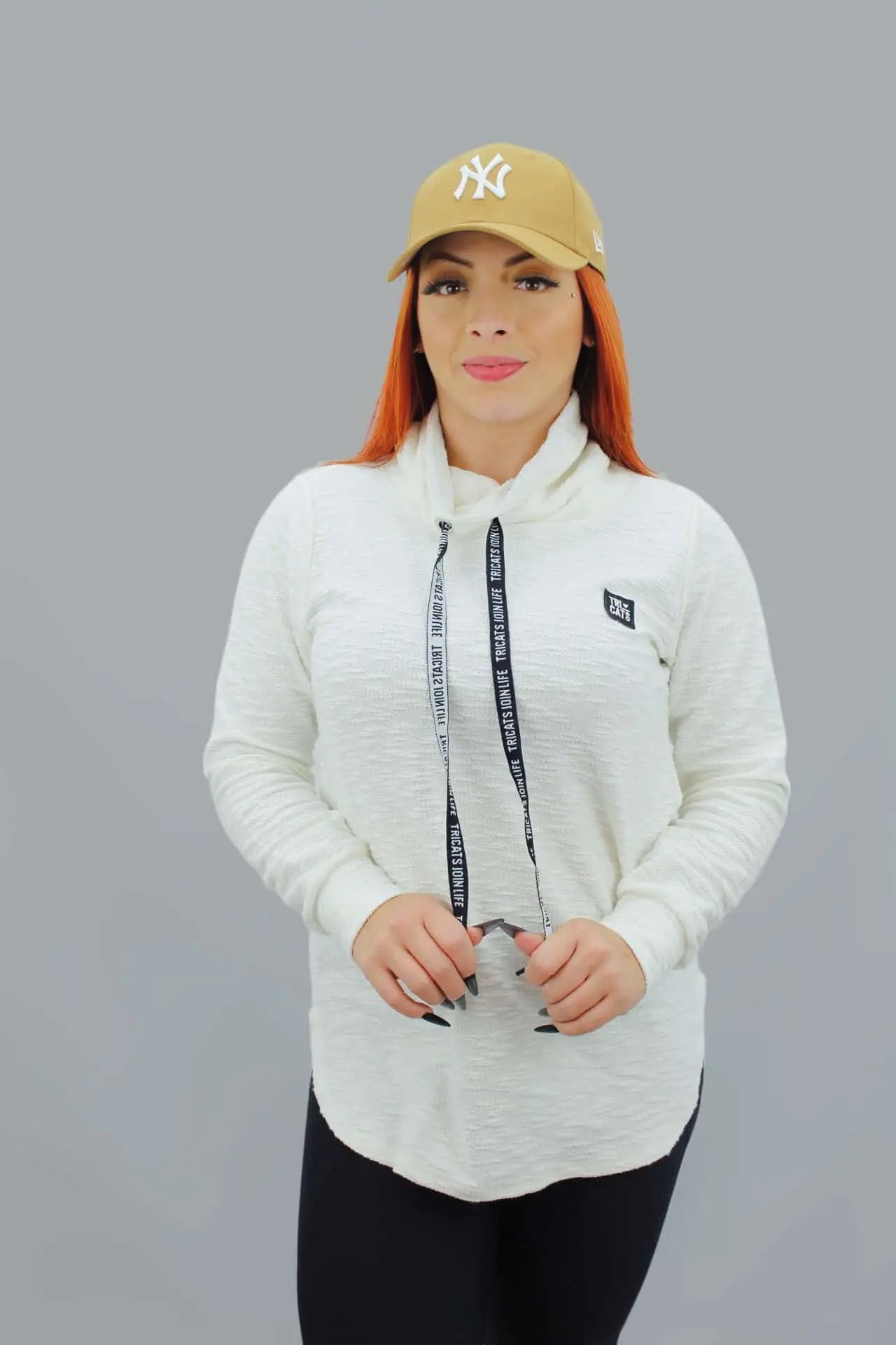 Moletom Feminino Tricats - Branco - Ale Imports