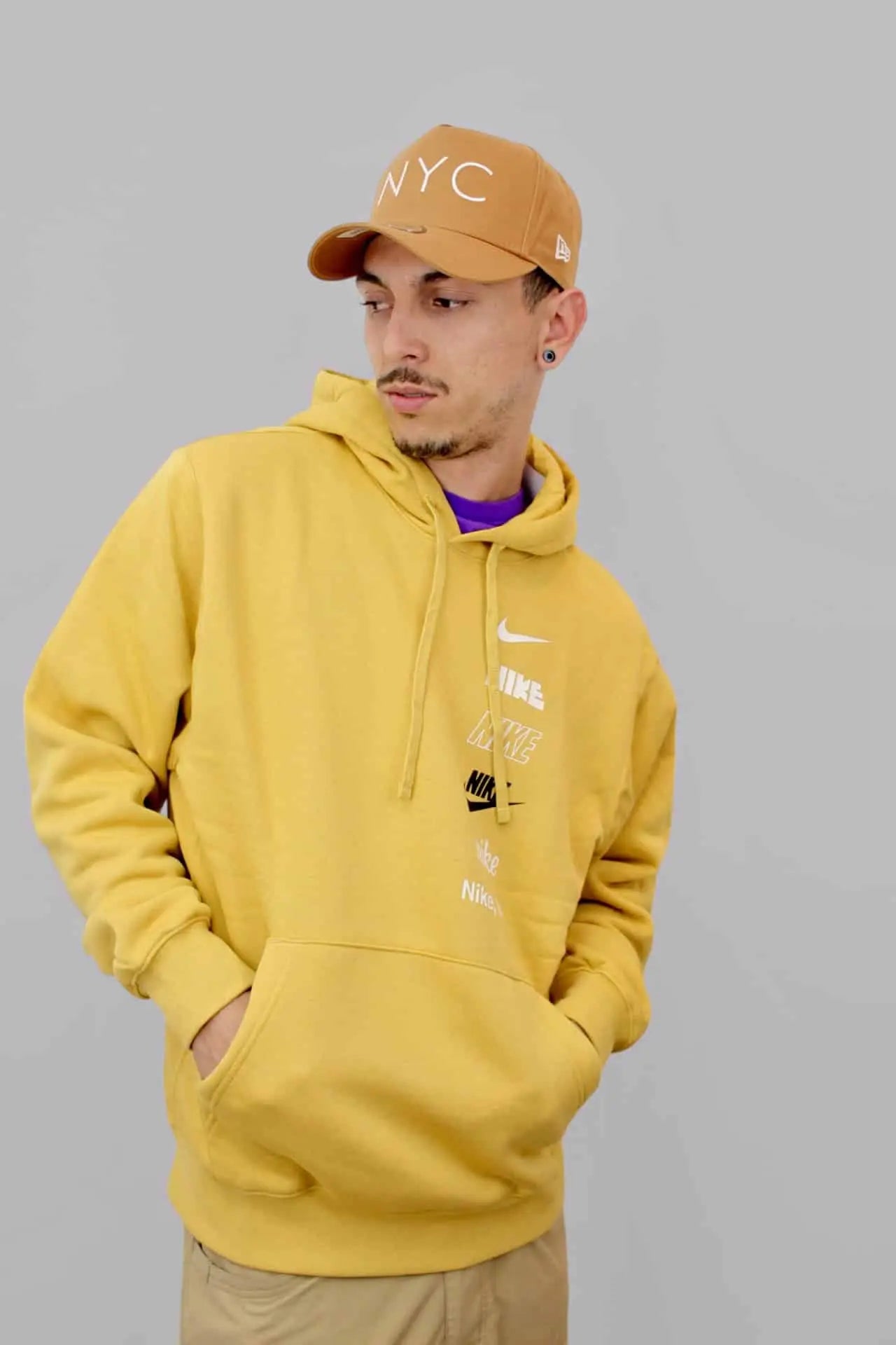 Moletom - Nike - Masculino - Amarelo - Ale Imports