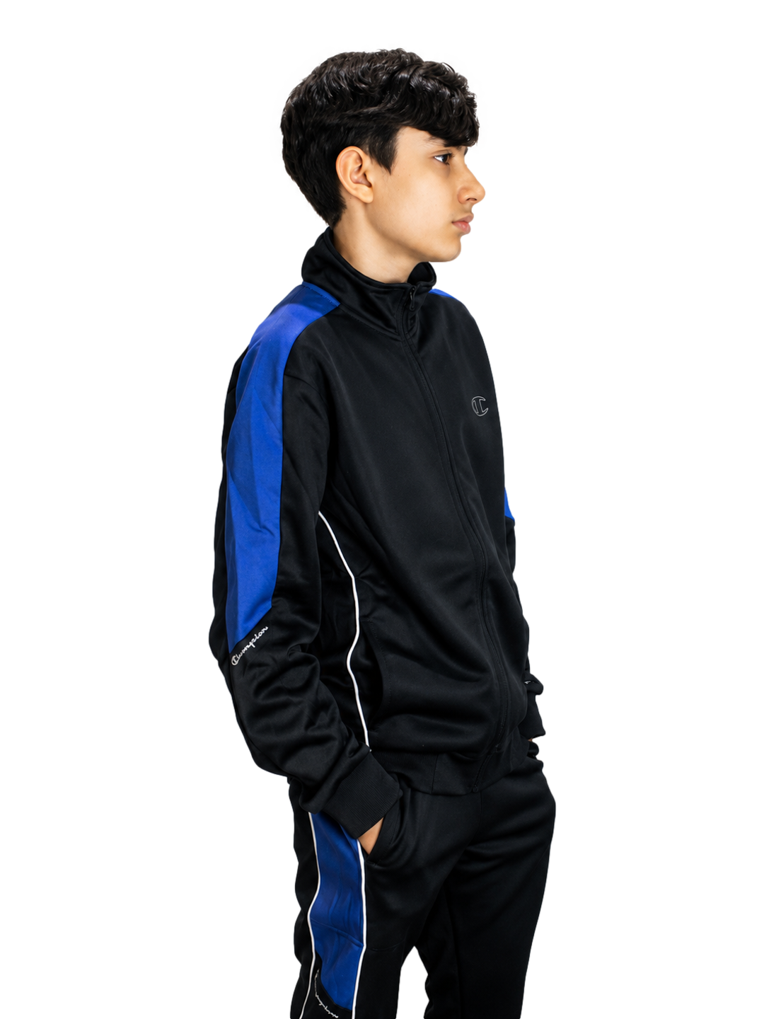 Agasalho Conjunto Masculino Tracksuit Champion Active Two Tone - Preto LTK001B