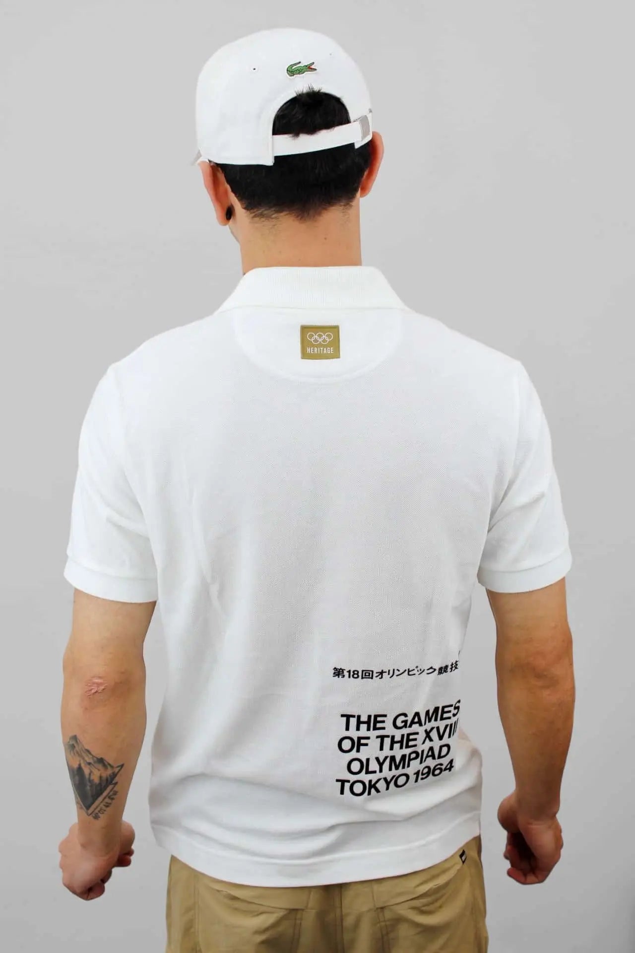 Polo Lacoste Sport Heritage Olímpiadas Tokyo Masculina - Branca - Ale Imports