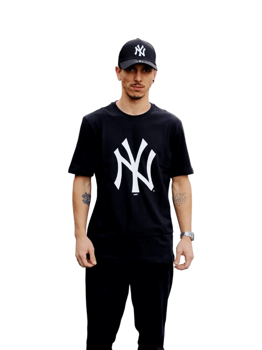 Camiseta New era Masculina, MLB New York Yankees - Preta - Ale Imports