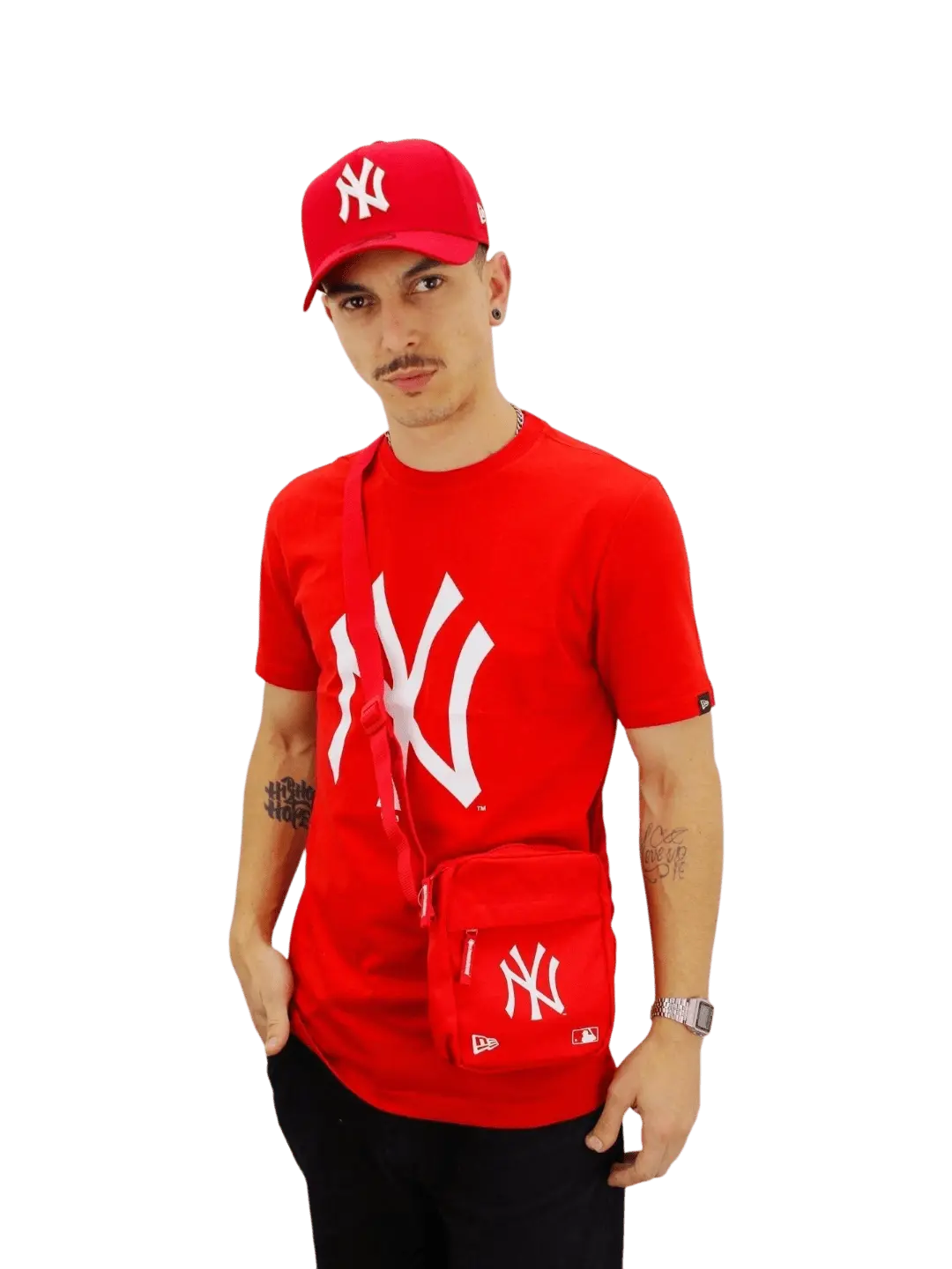 Camiseta New era, Masculina MLB New York Yankees - Vermelha - Ale Imports