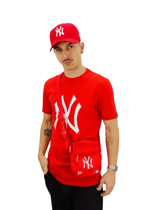 Camiseta New era, Masculina MLB New York Yankees - Vermelha - Ale Imports