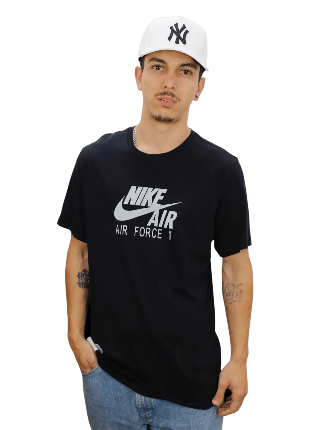 Camiseta Nike Masculina Air Force - Preta - Ale Imports