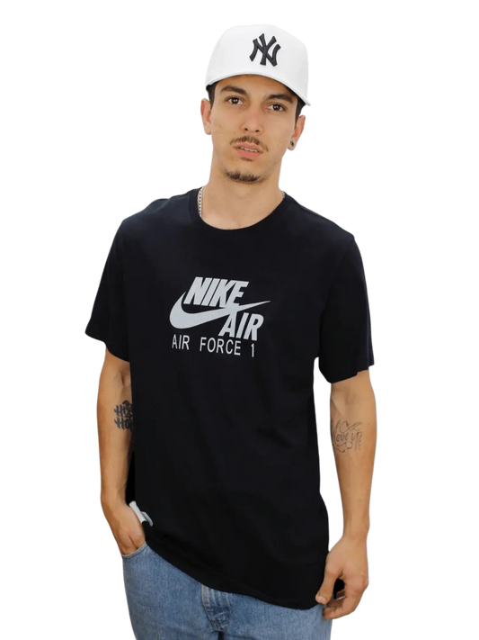 Camiseta Nike Masculina Air Force - Preta - Ale Imports