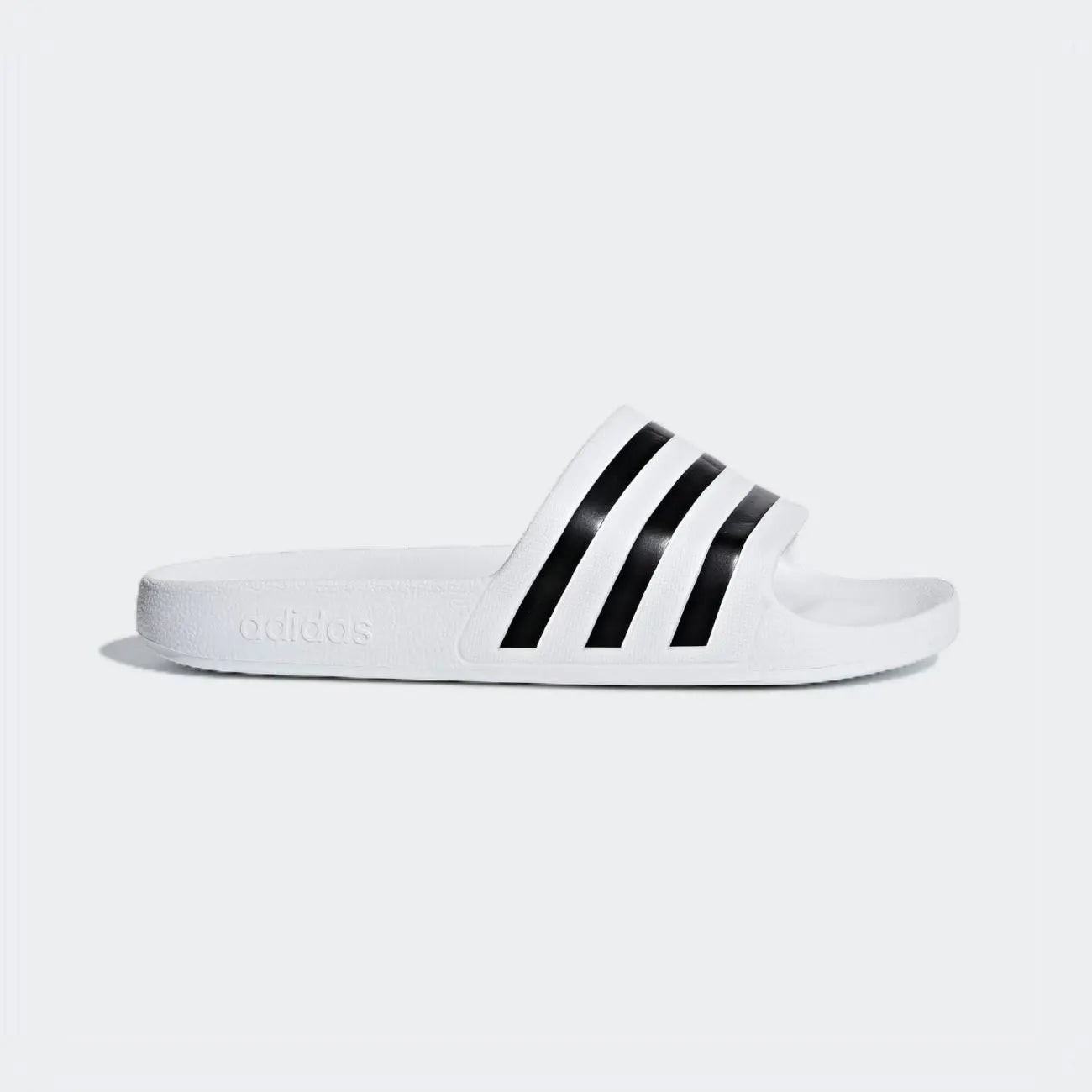 Chinelo Adidas Adilette Aqua Masculino - Branco + Preto - Ale Imports