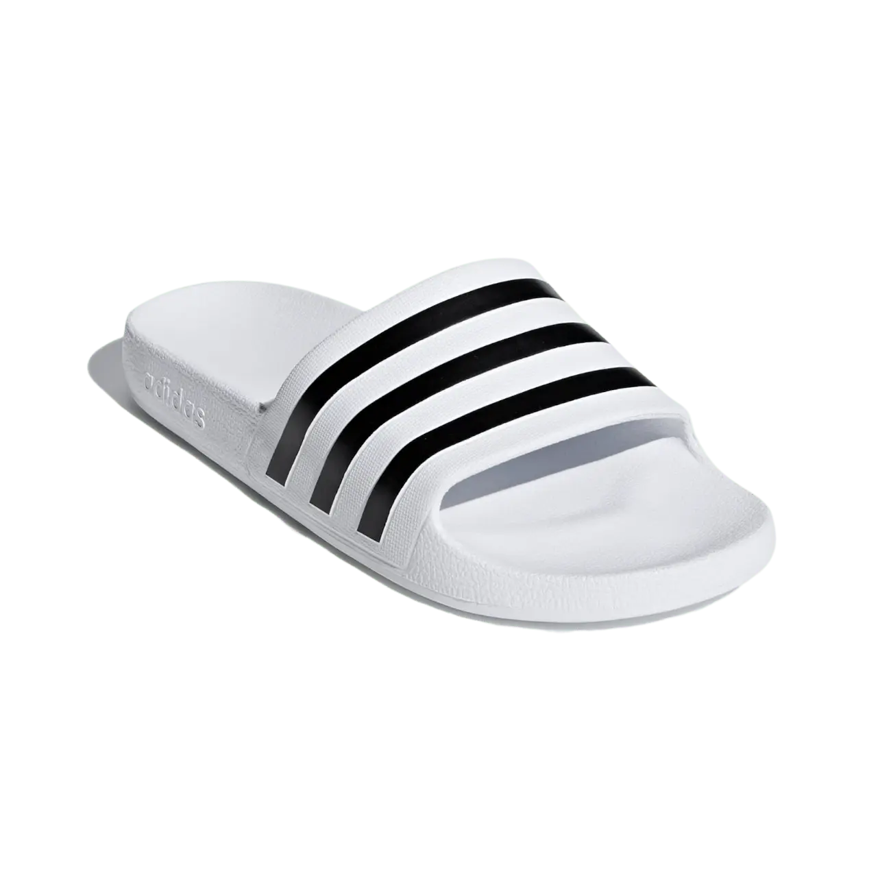 Chinelo Adidas Adilette Aqua Masculino - Branco + Preto - Ale Imports