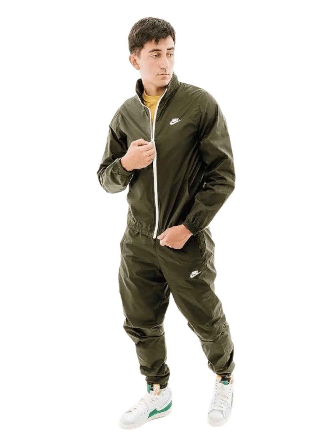 Conjunto Nike Sportswear Club Woven Masculino - Verde - Ale Imports