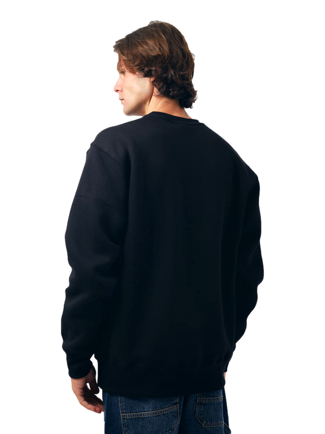 Moletom Careca Champion Masculino C Logo Bordado — Preto- GF371B