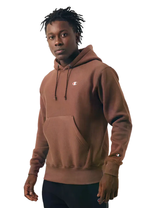 Moletom Champion Masculino Reverse Weave C Embroidery - Marrom Champion