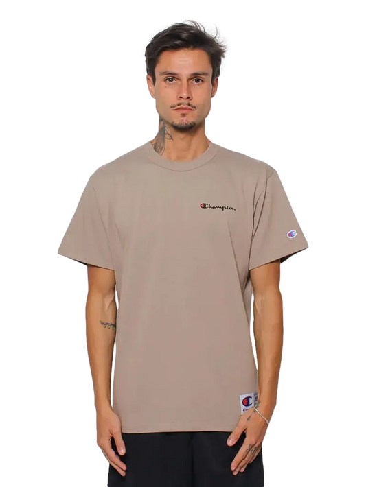 CAMISETA CHAMPION - BORDADA- MARRON Ale Imports