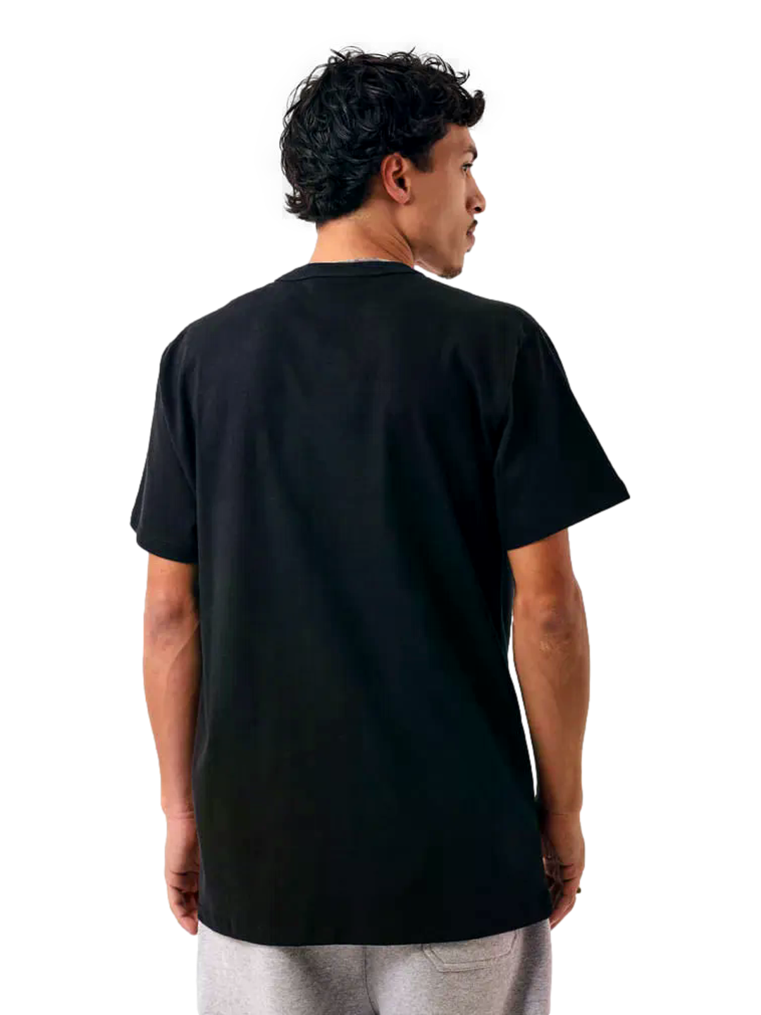 Camiseta Champion Masculina Life Heritage Mini Script - Preta
