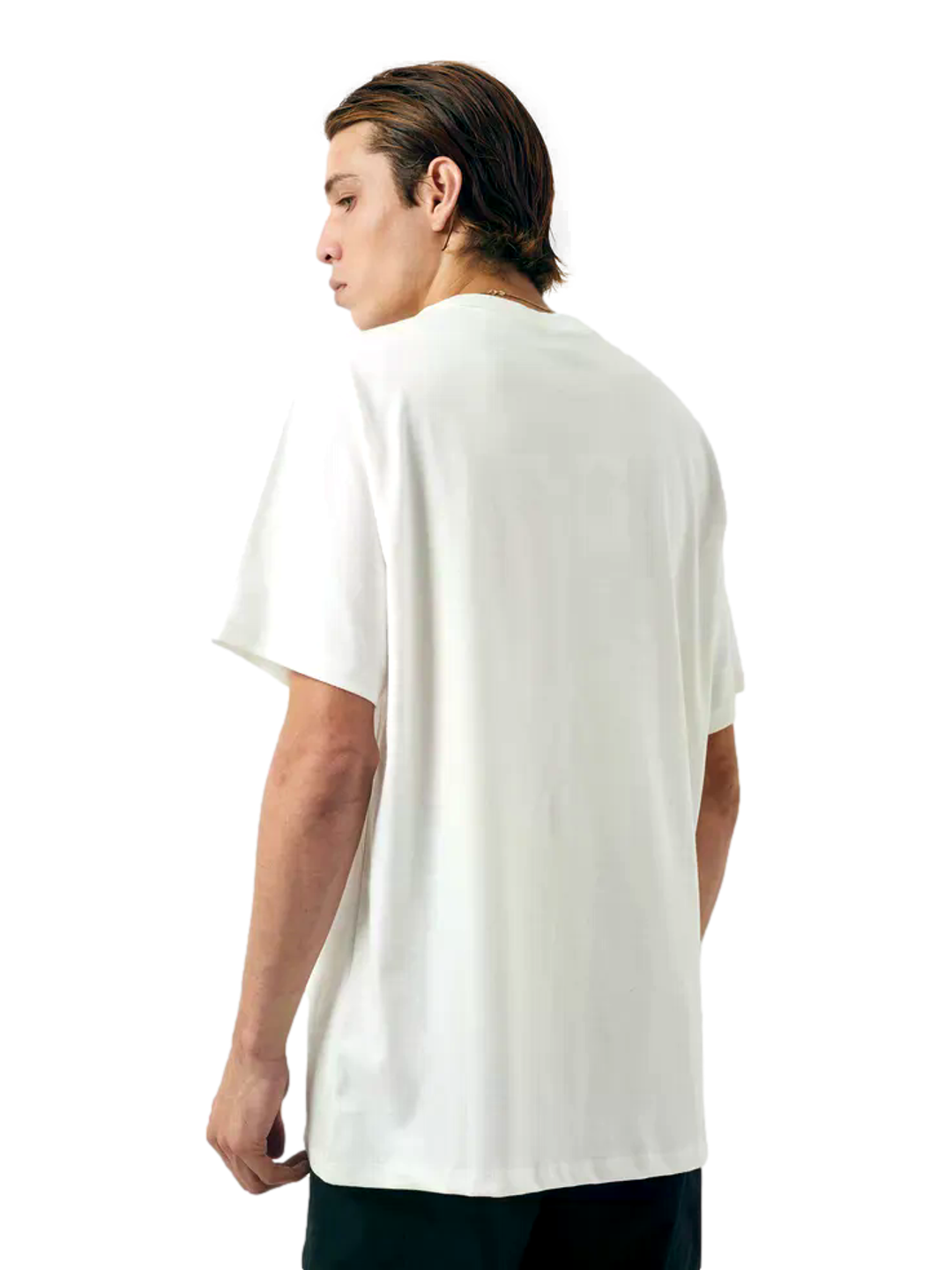Camiseta Champion Masculina Life Heritage Mini Script - Branca