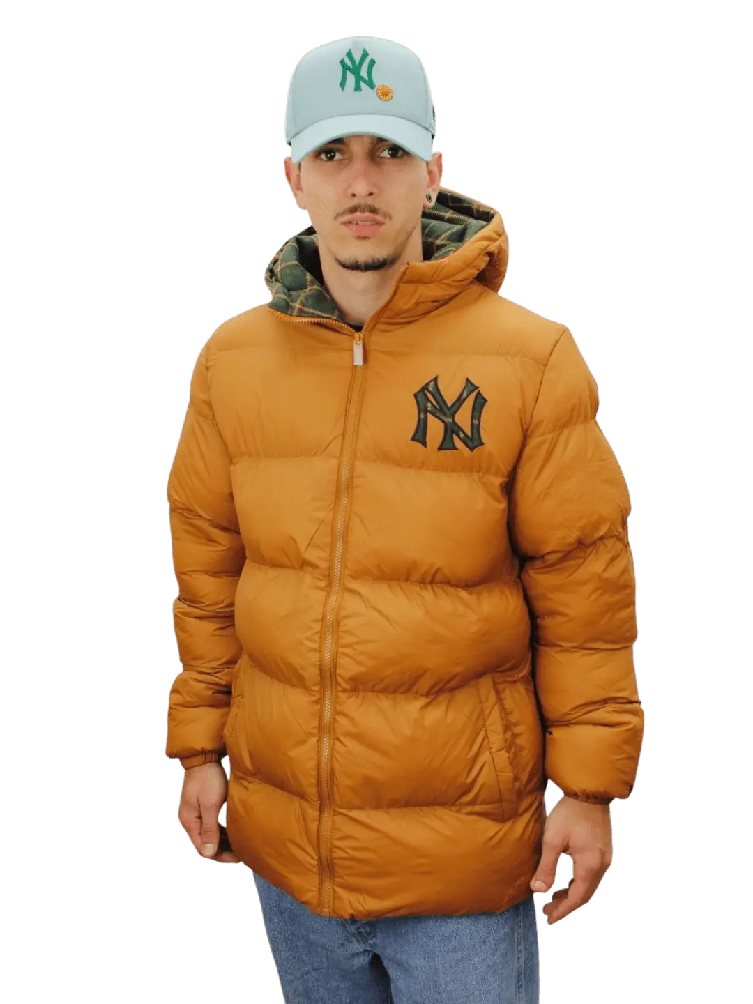 Jaqueta Puffer New era Bobo jaco - Marron - Ale Imports