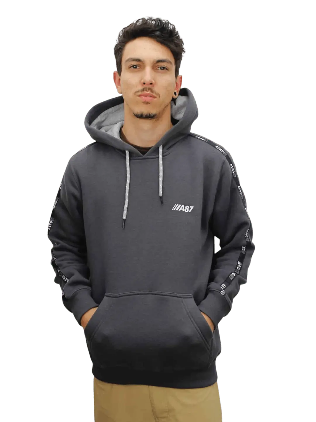 Moletom Aeropostale Masculino - Cinza - Ale Imports