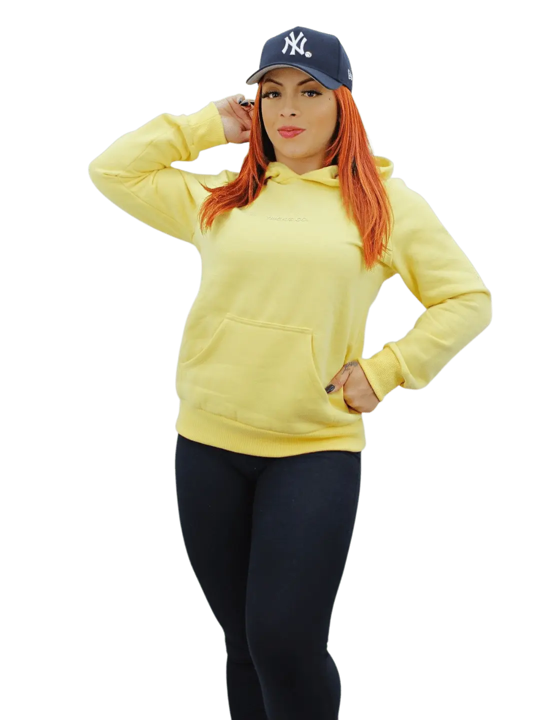 Moletom Feminino Canguru Tricats - Amarelo - Ale Imports