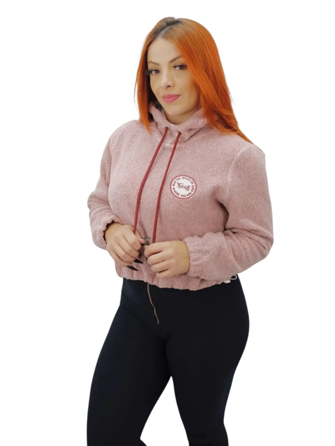 Moletom Feminino Canguru Tricats - Rosa - Ale Imports