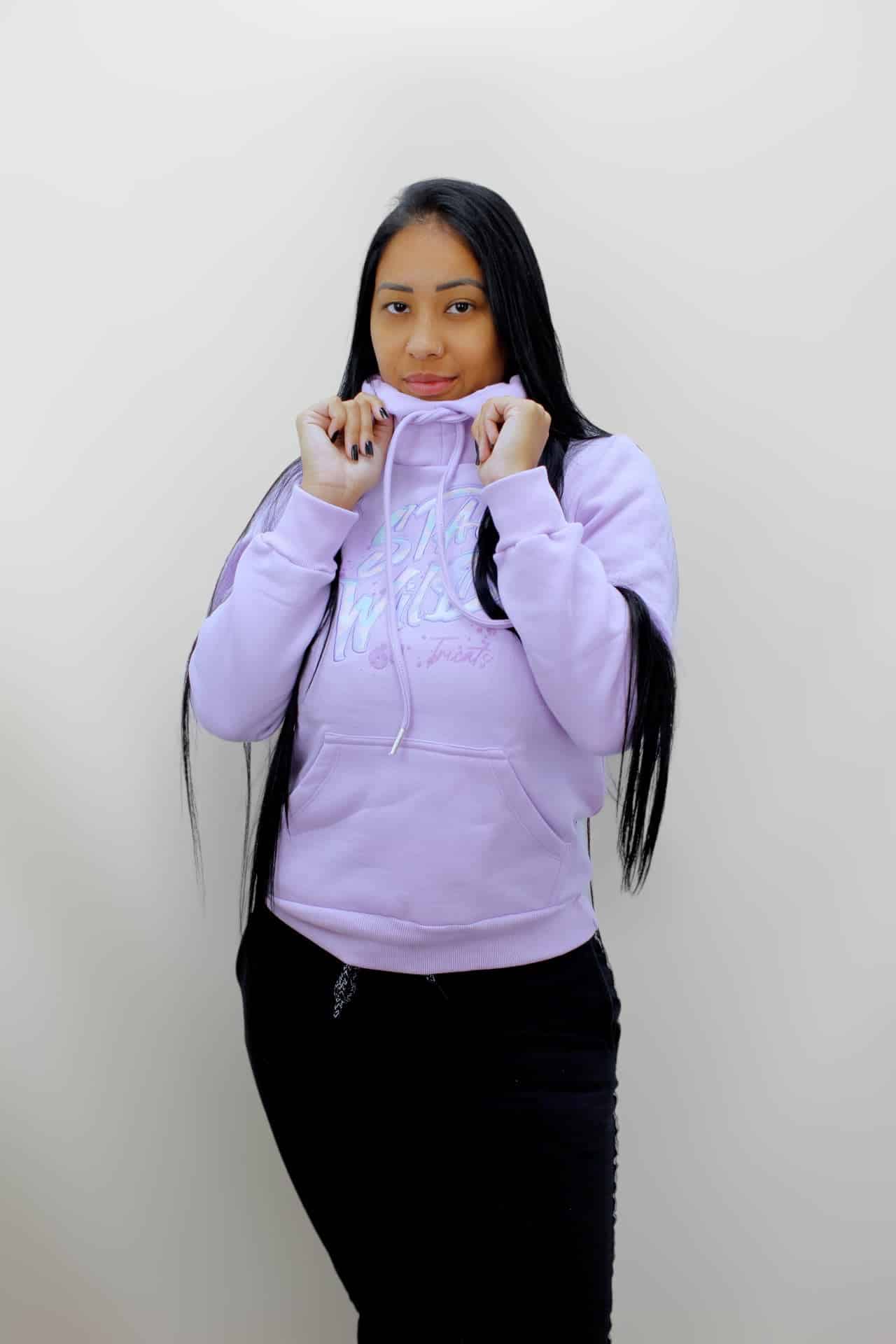 Moletom Feminino Tricats - Lilas - Ale Imports