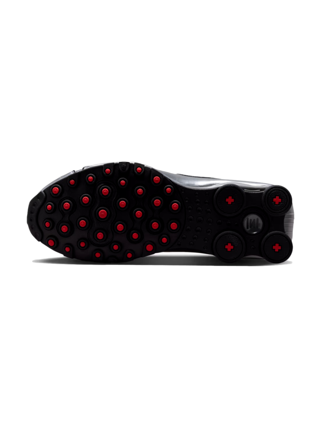Nike Shox NZ — Prata Metálico/Preto/Vermelho - IU7506-001