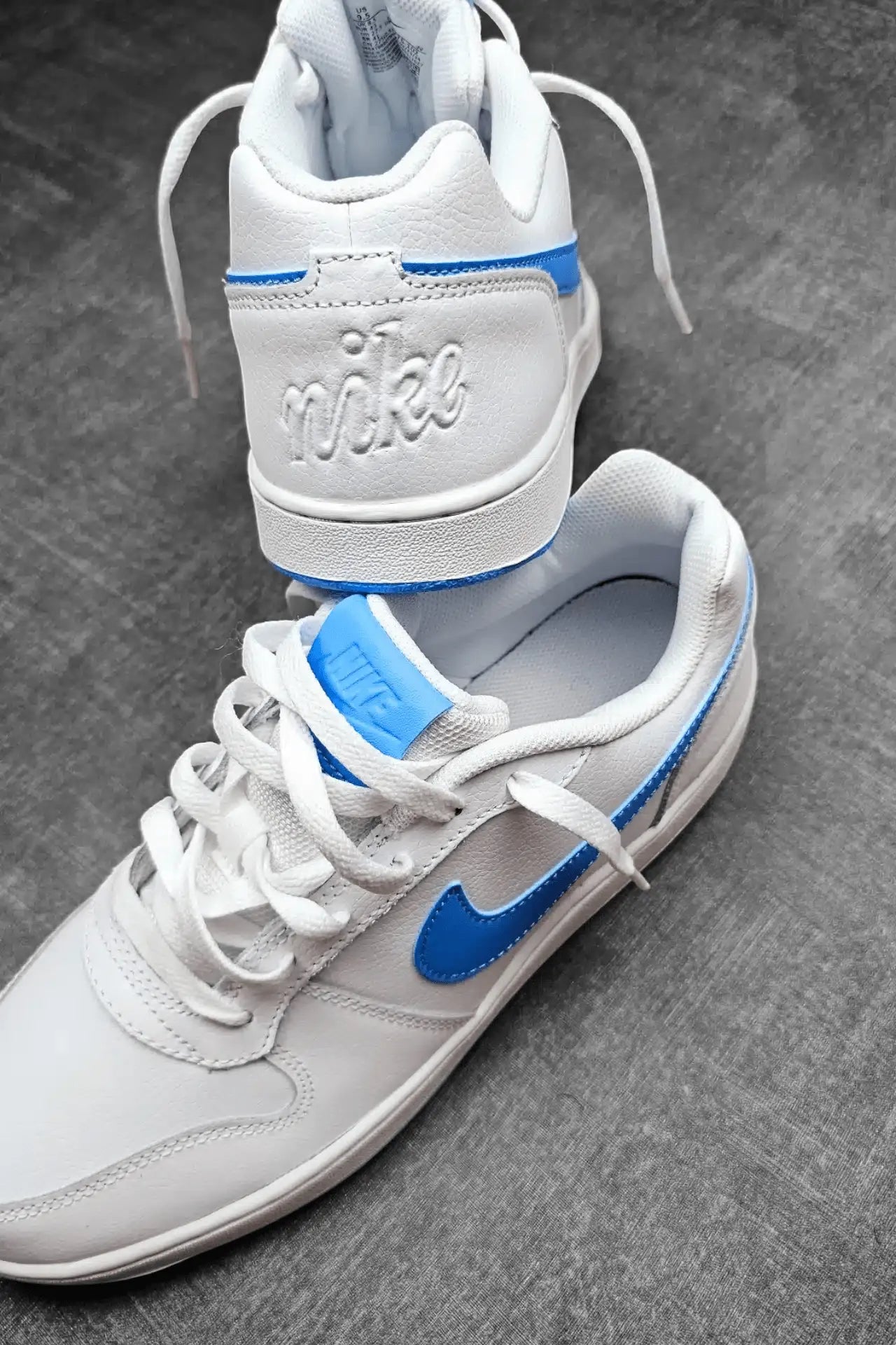 Tênis Nike Ebernon Low - Branco e azul - Ale Imports
