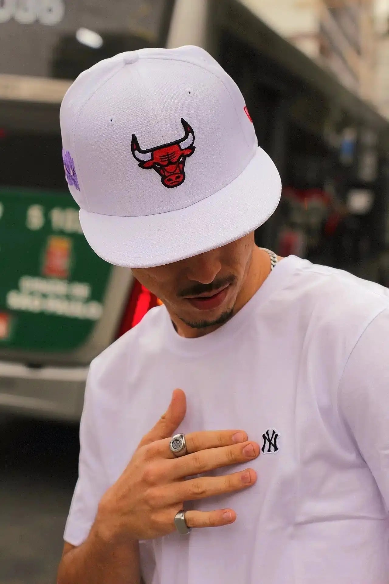 Boné aba reta Chicago Bulls Core - Ale Imports