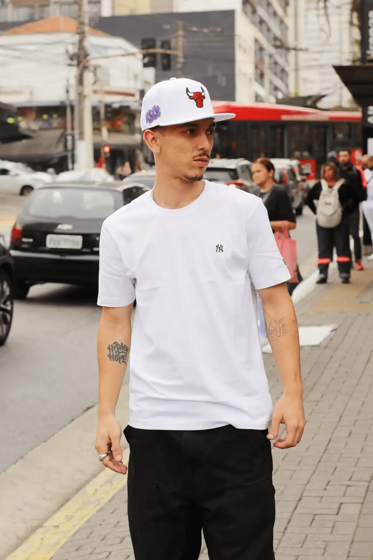 Camiseta New Era Masculina Mlb New York Yankees - Branca - Ale Imports