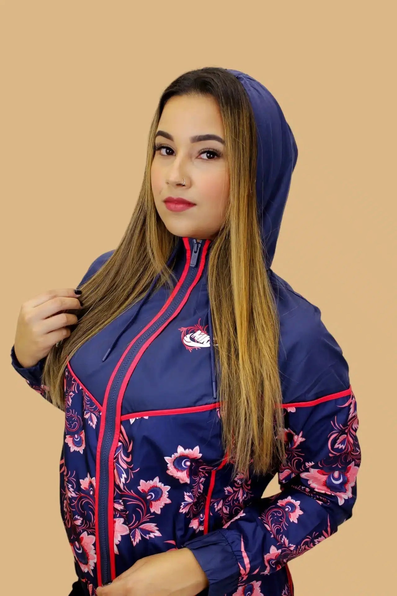 Jaqueta Nike corta vento Feminina - Roxa - Ale Imports