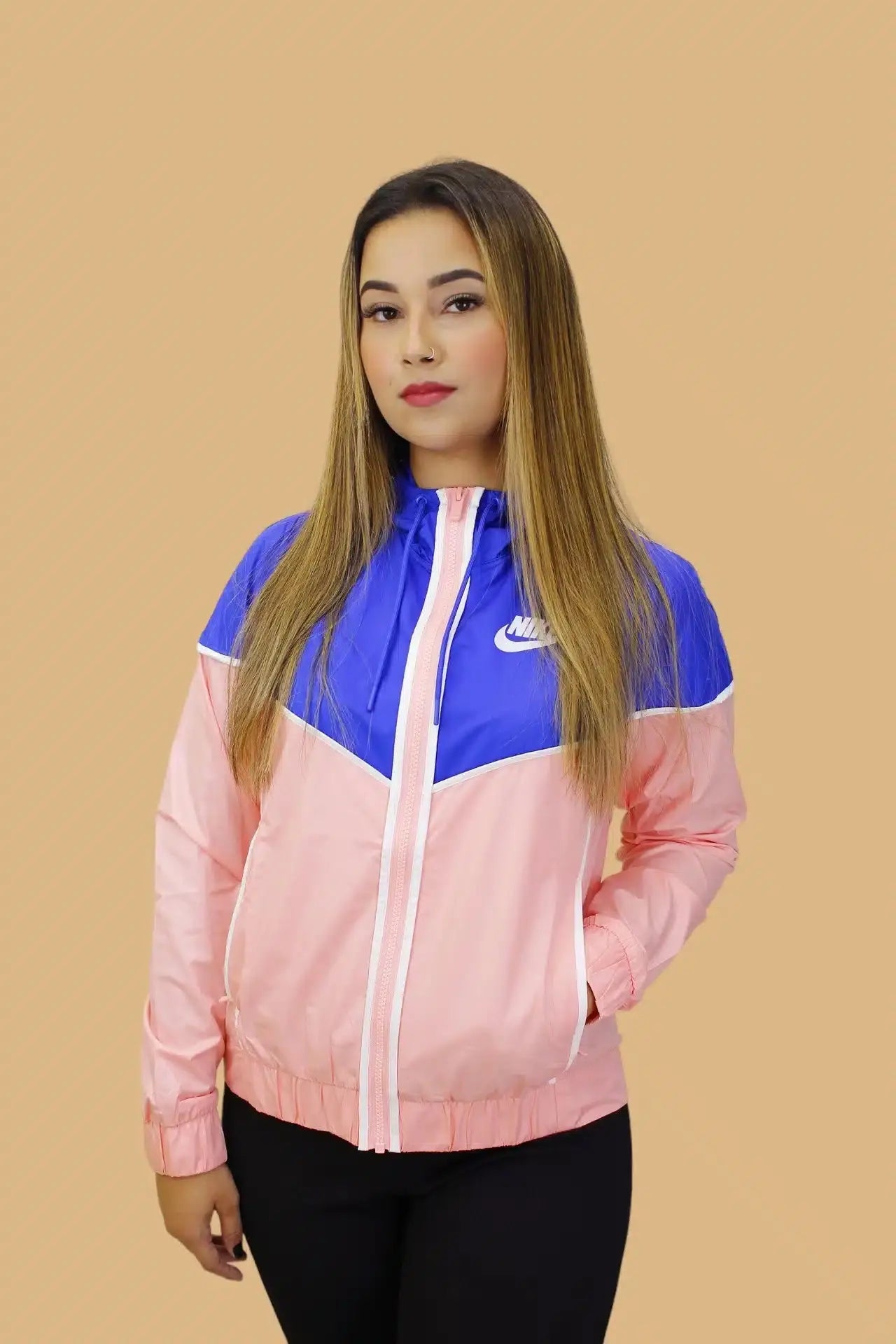 Jaqueta Nike corta vento Feminina - Rosa - Ale Imports