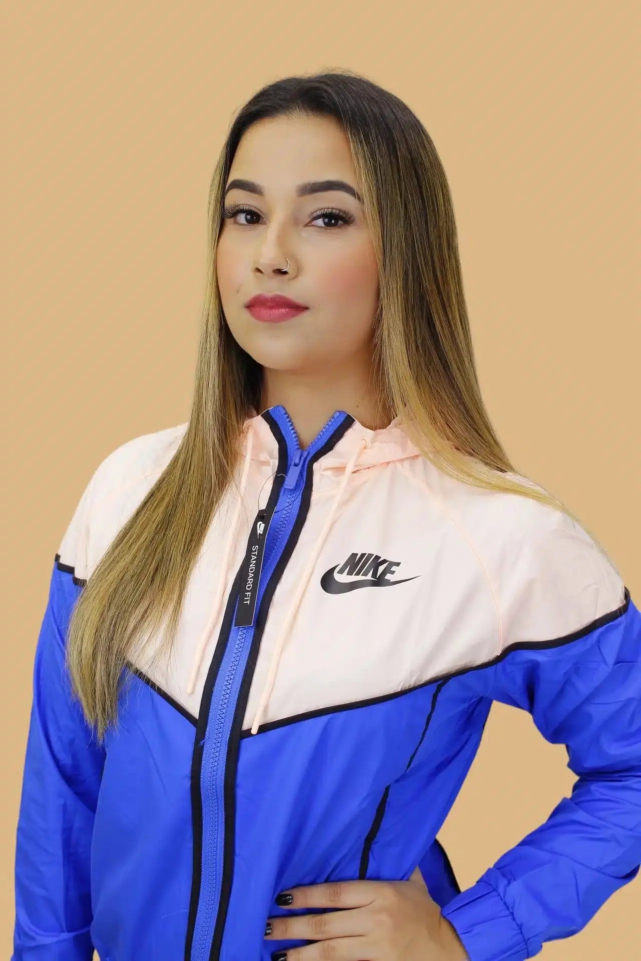 Jaqueta Nike corta vento Feminina - Azul - Ale Imports