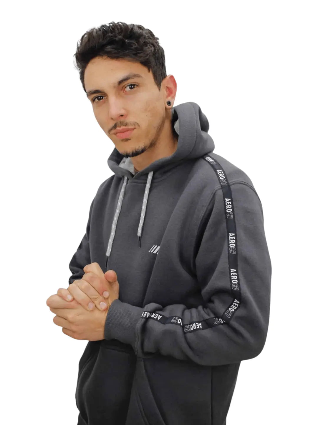 Moletom Aeropostale Masculino - Cinza - Ale Imports