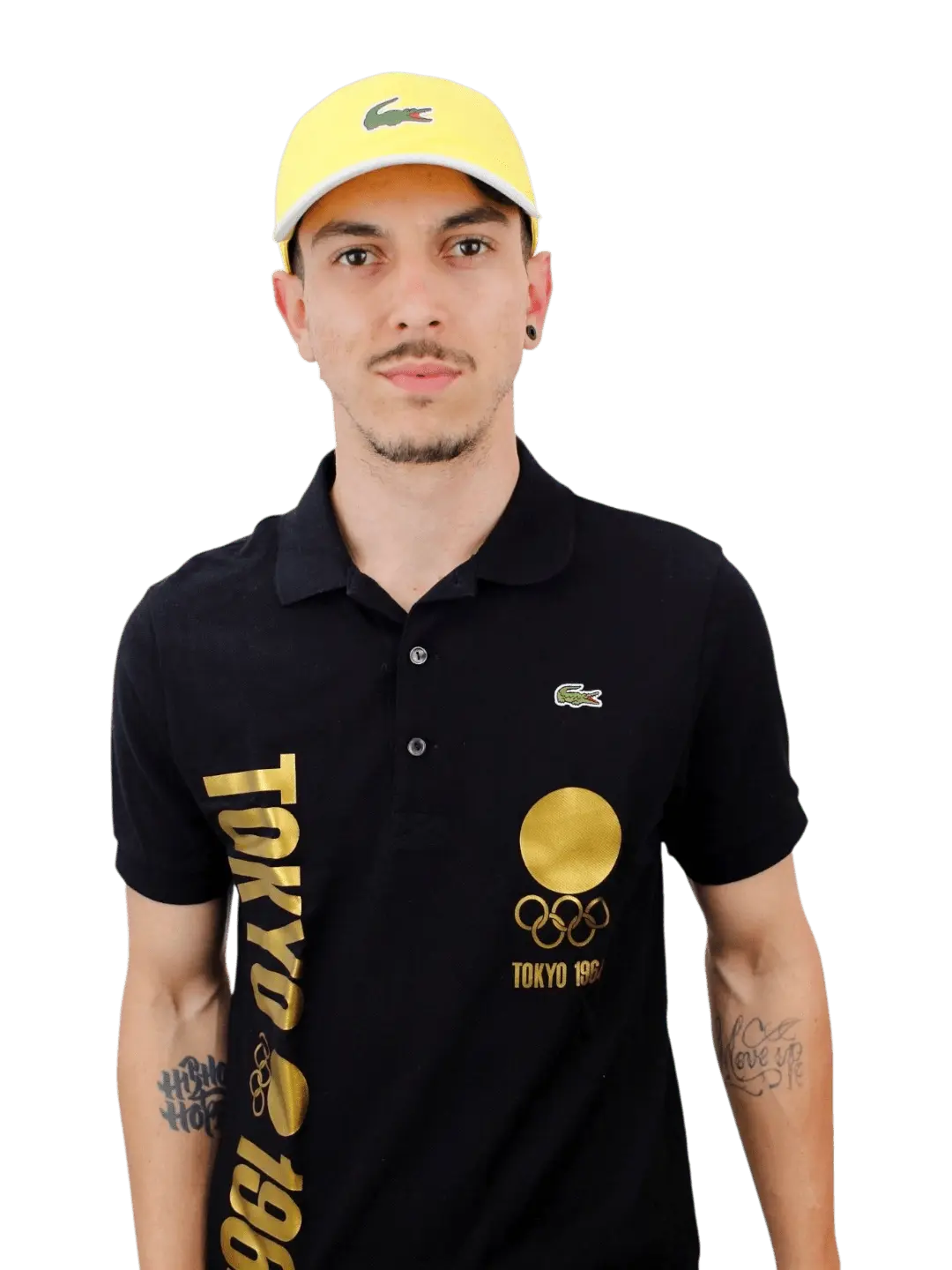 Polo Lacoste Olímpiadas Tokyo Masculina - Preta - Ale Imports