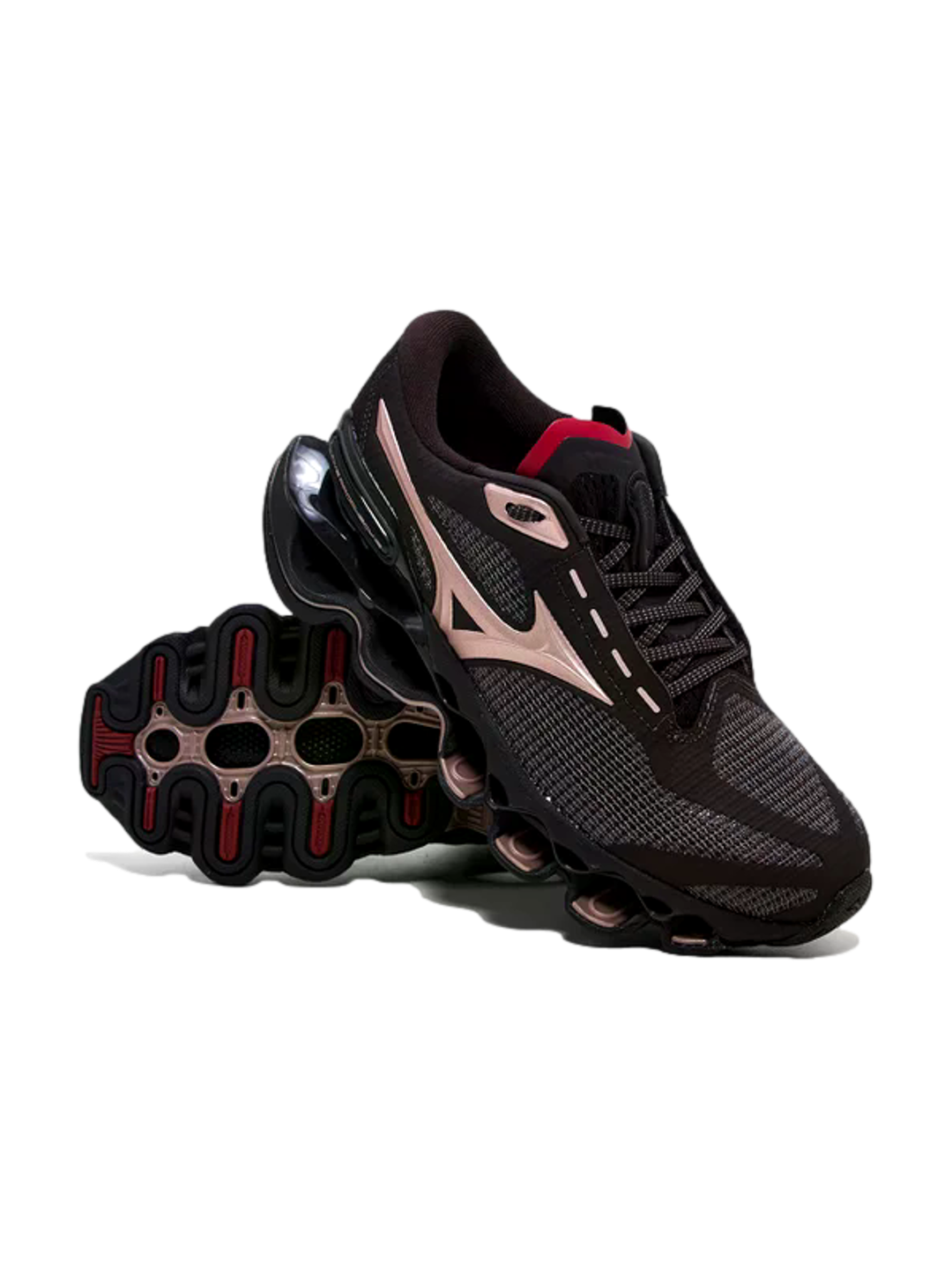 Tênis Mizuno Wave Prophecy 15 - Cinza+Rosa