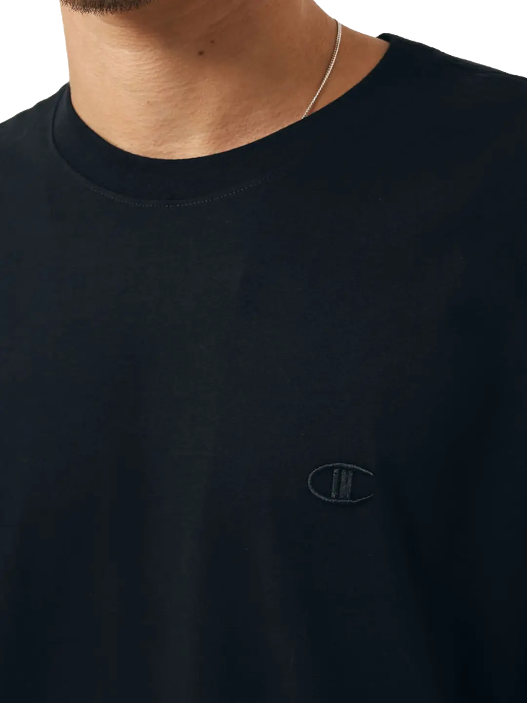 Camiseta Champion Athletic Logo C Bordado Masculina - Preta Ale Imports