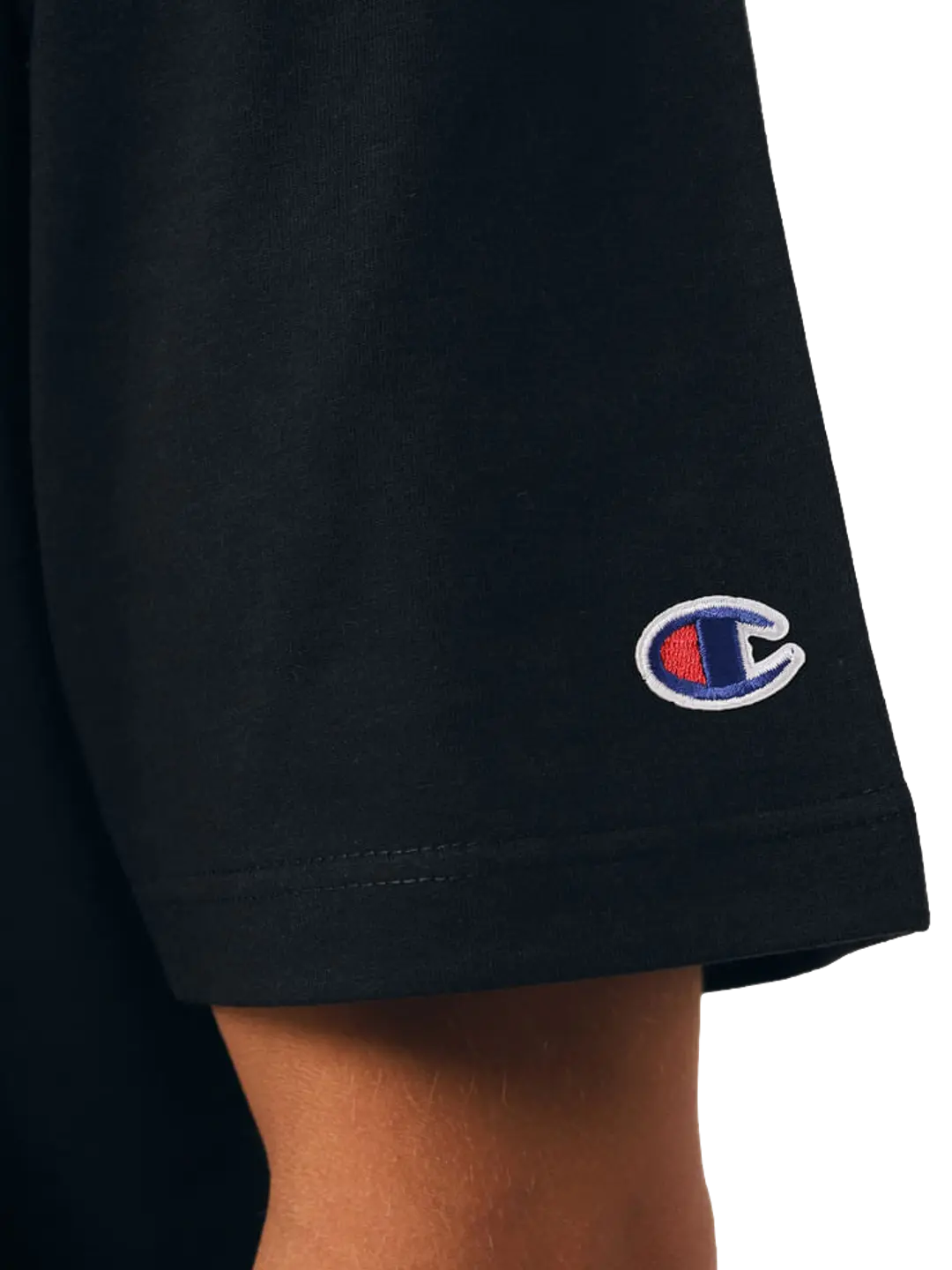 Camiseta Champion Athletic Logo C Bordado Masculina - Preta Ale Imports