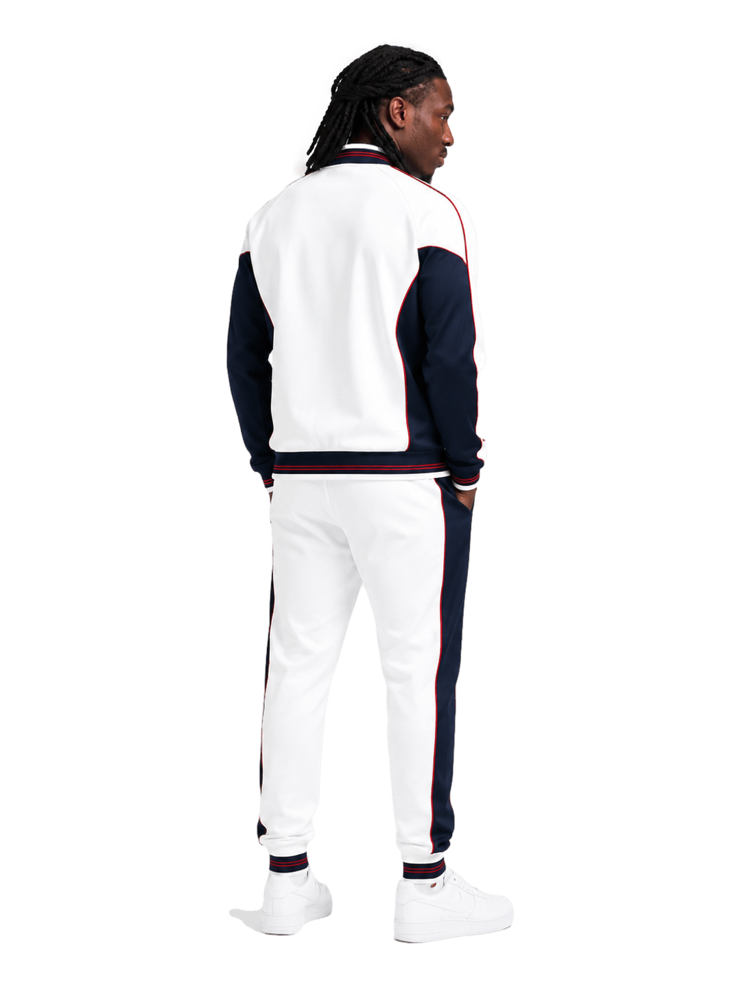 Agasalho Conjunto Champions Tracksuit Two Tones - Branco LTK004B - Ale Imports