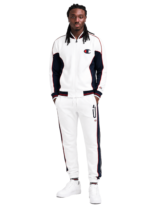 Agasalho Conjunto Champions Tracksuit Two Tones - Branco LTK004B - Ale Imports