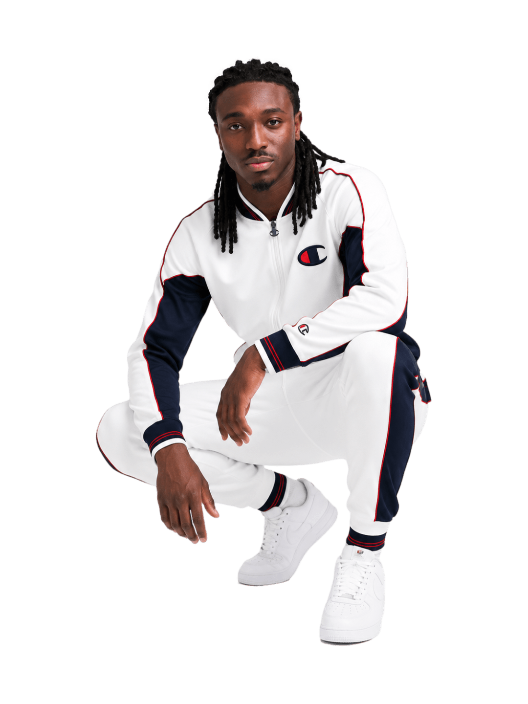 Agasalho Conjunto Champions Tracksuit Two Tones - Branco LTK004B - Ale Imports