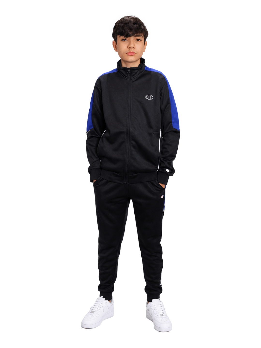 Agasalho Conjunto Masculino Tracksuit Champion Active Two Tone - Preto LTK001B - Ale Imports