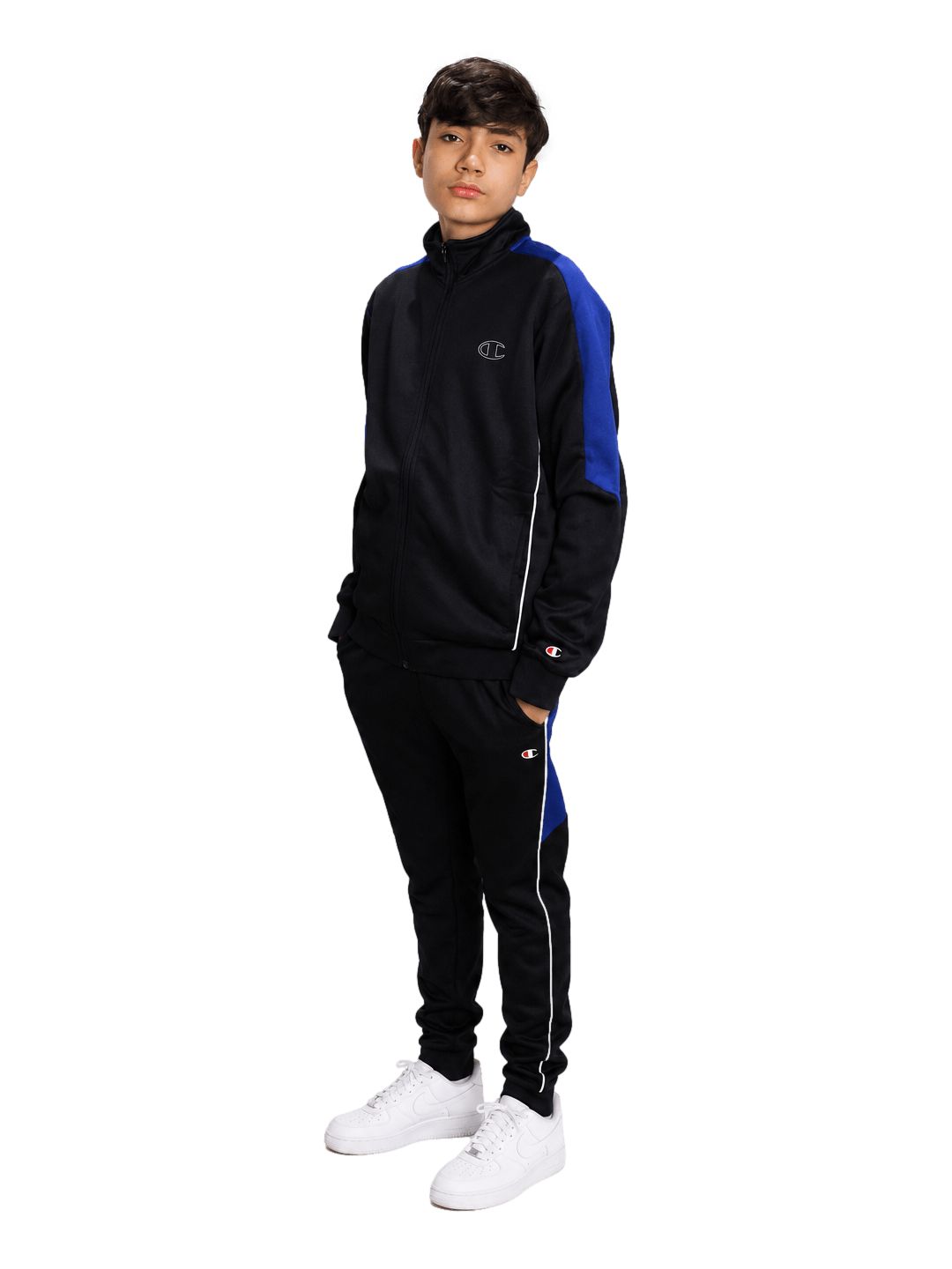 Agasalho Conjunto Masculino Tracksuit Champion Active Two Tone - Preto LTK001B - Ale Imports