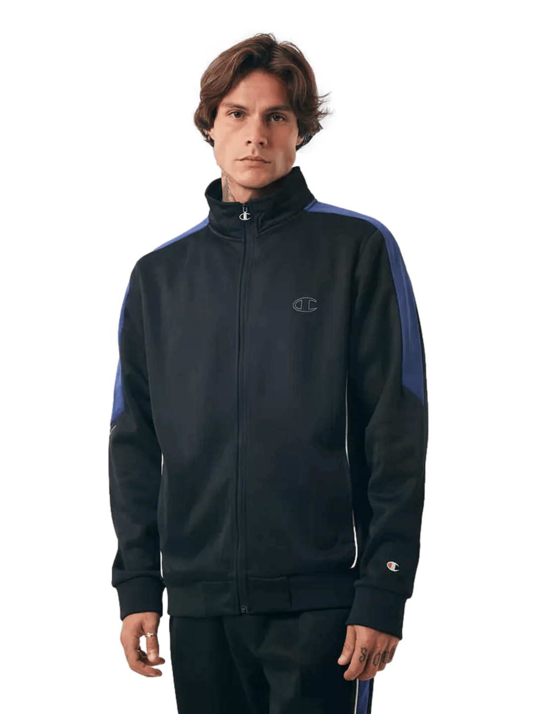 Agasalho Conjunto Masculino Tracksuit Champion Active Two Tone - Preto LTK001B - Ale Imports