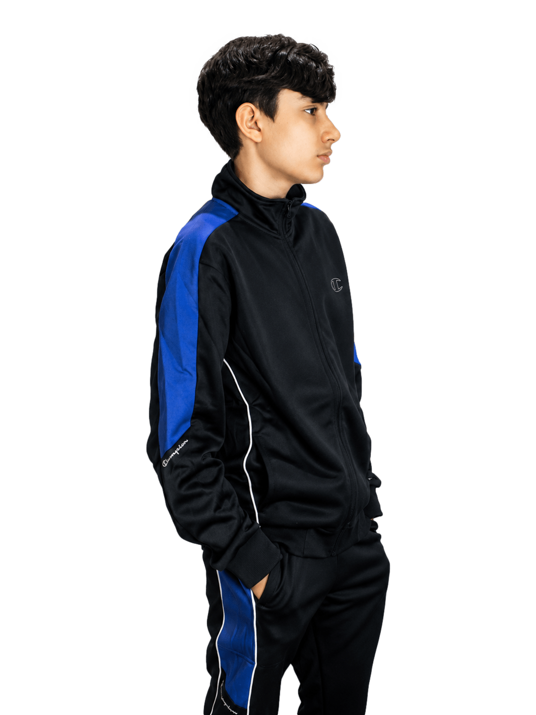 Agasalho Conjunto Masculino Tracksuit Champion Active Two Tone - Preto LTK001B - Ale Imports
