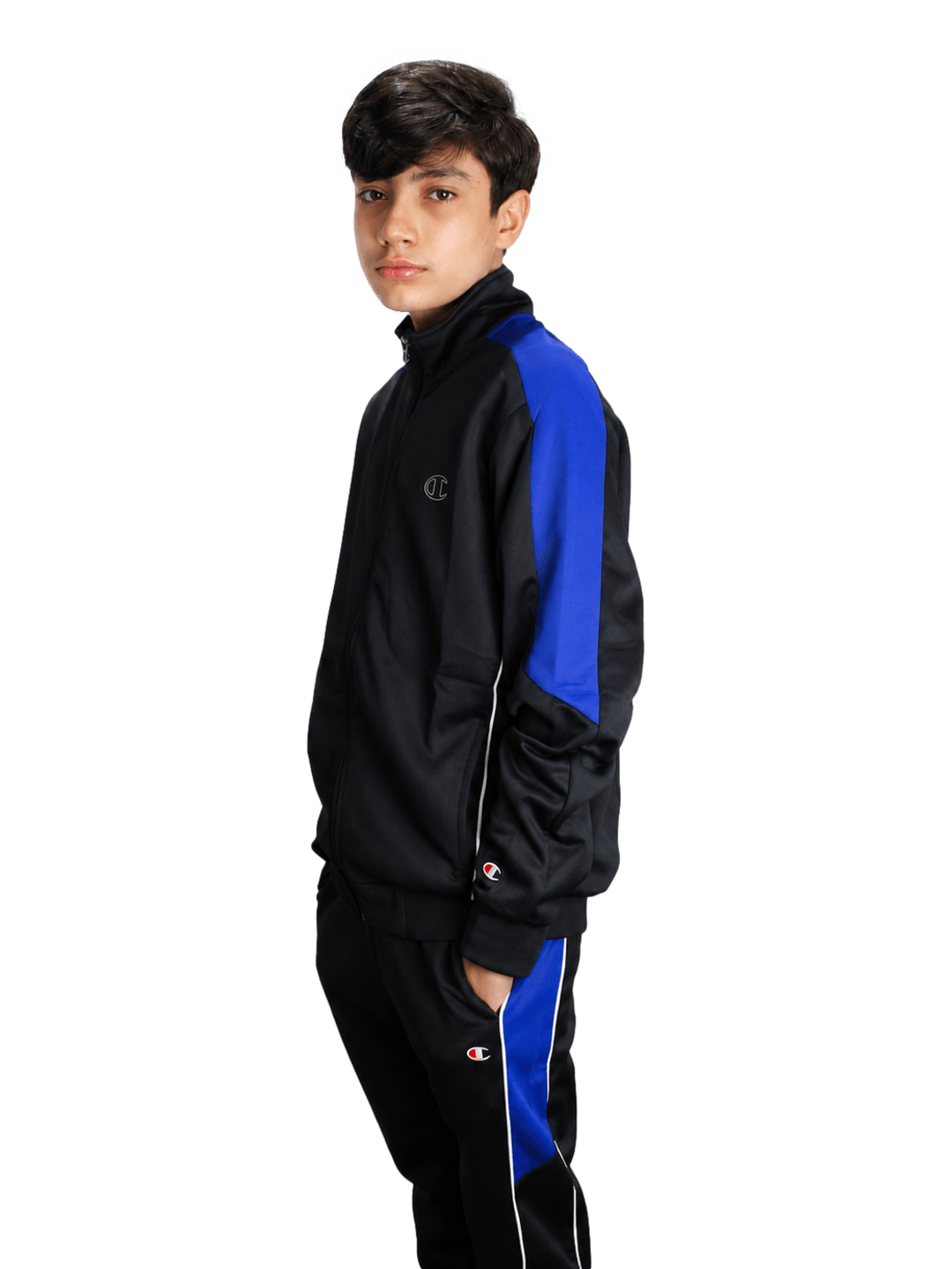 Agasalho Conjunto Masculino Tracksuit Champion Active Two Tone - Preto LTK001B - Ale Imports
