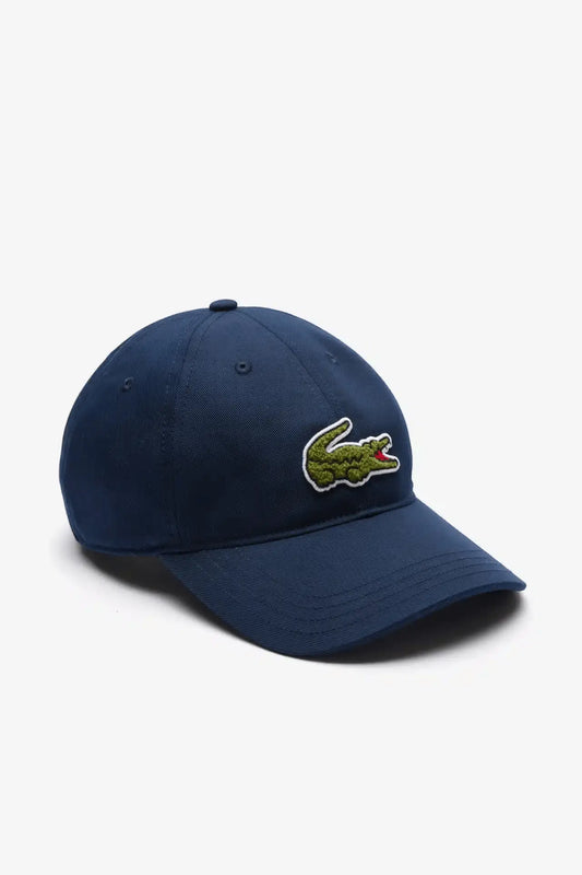 Boné lacoste de sarja com insígnia de crocodilo. - Ale Imports